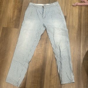 We the free size 24 pin striped jeans